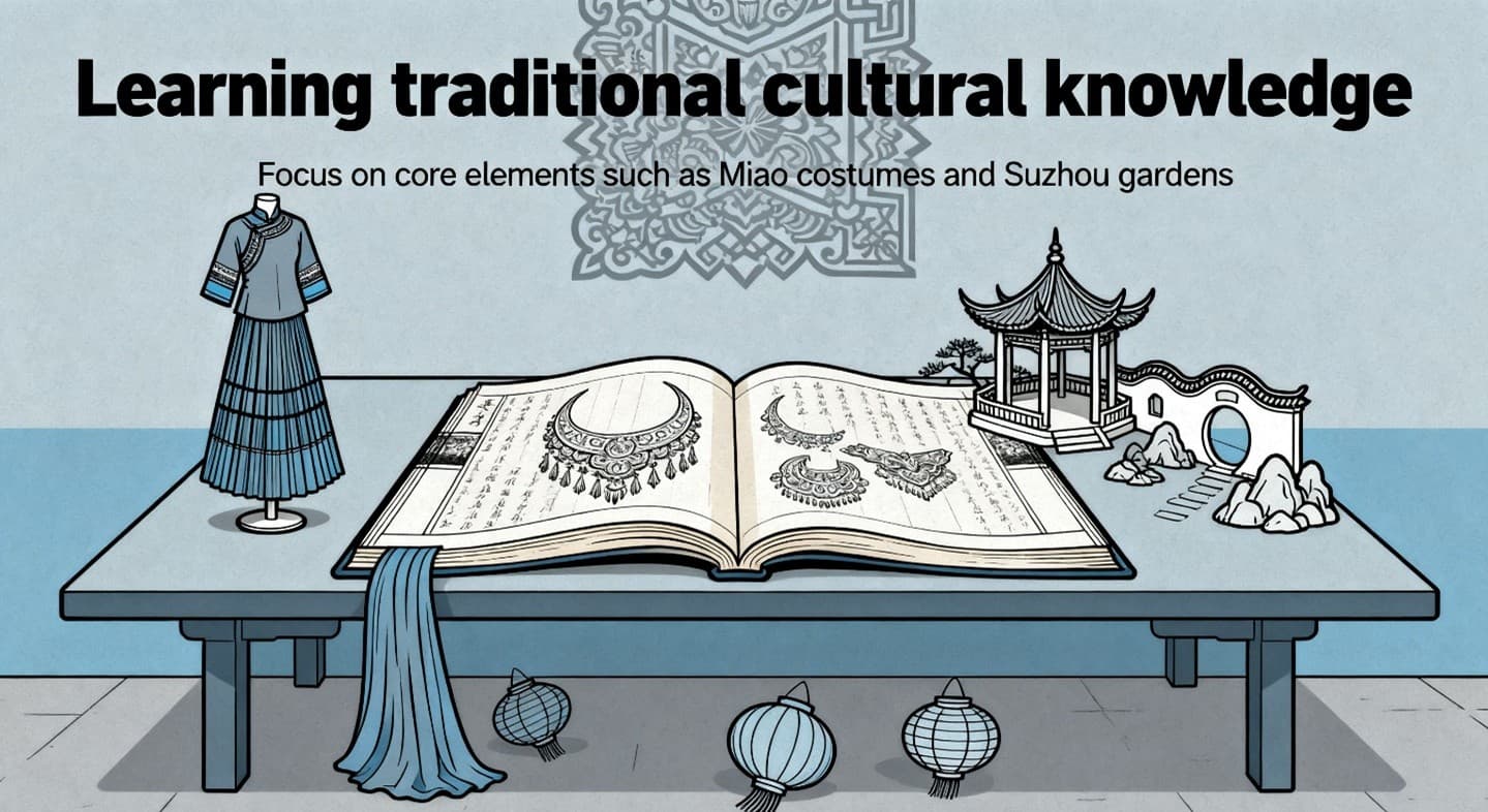 1. Learning traditional cultural knowledge
